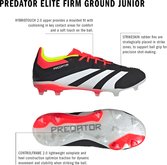 ADIDAS PREDATOR ELITE FG AG J sivustolla stadium.fi